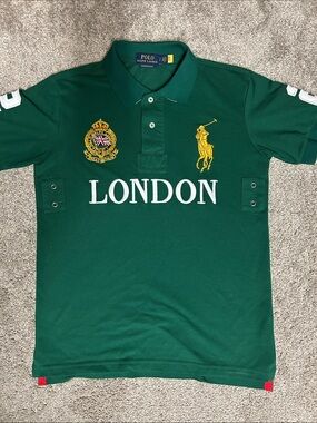 Ralph Lauren London Big Pony Green Polo